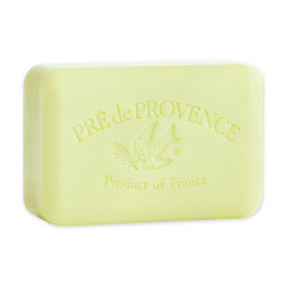Picture of Pre de Provence Artisanal Soap Bar, Enriched with Organic Shea Butter, Natural French Skincare, Quad Milled for Rich Smooth Lather, Linden, 8.8 Ounce
