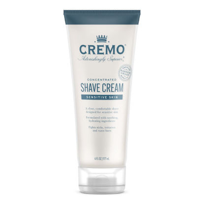 Picture of Cremo Barber Grade Sensitive Shave Cream, Astonishingly Superior Smooth Shaving Cream Fights Nicks, Cuts and Razor Burn, 6 Fl Oz