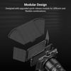 Picture of SMALLRIG Mini Matte Box Pro for Mirrorless DSLR Cameras, Come with 4 x 5.65 Filter Trays and 67mm/72mm/77mm/82mm-95mm Adapter Ring - 3680