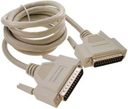 Picture of CablesOnline 3ft. DB25 Male to Male 25-Conductor Fully-Wired Serial, Parallel or SCSI Straight-Through Cable, S-0003