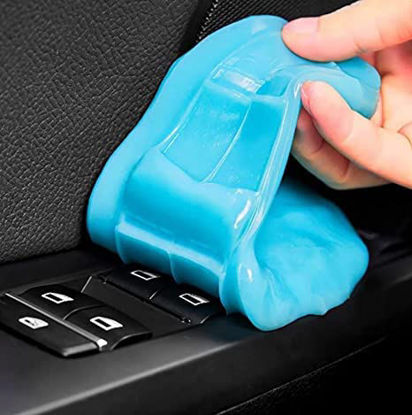  Cleaning Gel for Car, Detailing Automotive Dust Car Crevice  Cleaner Auto Air Vent Interior Detail Removal Putty Cleaning Keyboard  Cleaner for Car Vents, PC, Laptops, (Blue) : Automotive