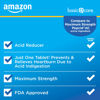 Picture of Amazon Basic Care Maximum Strength Famotidine Tablets 20 mg, Acid Reducer for Heartburn Relief, 50 Count