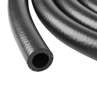 Picture of 1/2 Inch (12mm) ID Fuel Line Hose 5FT NBR Neoprene Rubber Push Lock Hose High Pressure 300PSI for Automotive Fuel Systems Engines
