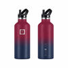 Picture of IRON °FLASK Sports Water Bottle - 32 oz, 3 Lids (Straw Lid) - Leak Proof, Durable Double Walled Stainless Steel - Gym Bottles for Men, Women & Kids - Insulated Thermos, Hot & Cold Hiking Canteen