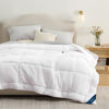 Picture of BEDSURE Comforter Full Size Duvet Insert - Down Alternative White Full Size Comforter, Quilted All Season Full Comforter with Corner Tabs