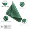 Picture of MicoYang Silicone Dish Drying Mat for Multiple Usage,Easy clean,Eco-friendly,Heat-resistant Silicone Mat for Kitchen Counter or Sink,Refrigerator or Drawer liner Green M 12 inches x 12 inches