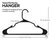 Picture of Utopia Home Clothes Hangers 20 Pack - Plastic Hangers Space Saving - Durable Coat Hanger with Shoulder Grooves (Black)