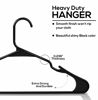 Picture of Utopia Home Clothes Hangers 20 Pack - Plastic Hangers Space Saving - Durable Coat Hanger with Shoulder Grooves (Black)