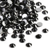 Picture of beadsland Flat Back Crystal Rhinestones Round Gems, Black (6.4-6.6mm) SS30/288pcs