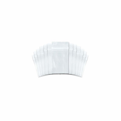Picture of SNL Quality Zipper Lock Reclosable Clear Disposable Plastic Bags, Strong | 2" X 3" - 2 MIL - 1,000 Bags