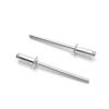 Picture of ISPINNER 100pcs 1/8" x 3/8" Aluminum Blind Rivets, 3.2 x 10mm Pop Rivets, Pack of 100 (Silver)