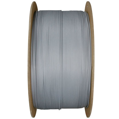 Picture of Polymaker 3kg PLA PRO Filament 1.75mm Gray, Powerful PLA Filament 1.75mm 3D Printer Filament - PolyLite 1.75 PLA Filament PRO, Cost Effective Large Roll Grey PLA 3D Printing Filament for Big Projects