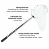 Picture of RESTCLOUD Insect and Butterfly Net with 12" Ring, 24" Net Depth, Strong Stainless Telescoping Handle Extends to 38 Inches