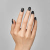 Picture of KISS imPRESS Color Press-On Nails, Gel Nail Kit, PureFit Technology, Short Length, “All Black”, Polish-Free Solid Color Manicure, Includes Prep Pad, Mini Nail File, Cuticle Stick, and 30 Fake Nails