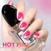 Picture of GAOY Hot Pink Gel Nail Polish, 16ml Soak Off UV Light Cure Gel Polish for Nail Art DIY Manicure at Home, Color 1527