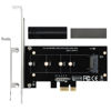 Picture of ACTIMED NVMe PCIe Adapter M.2 SSD to PCI-e/Powerful Heat Sink Dissipation/PCIE X1 Interface Compatible with PCI-e Slots X1, X4, X8, X16 / for M-Key M.2 SSD / 2230 2242 2260 2280 / Toolkit Included