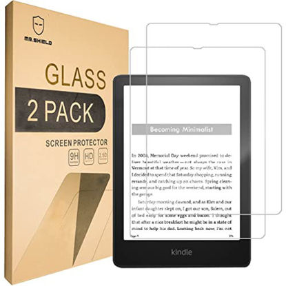 Picture of Mr.Shield [2-PACK] Screen Protector For Kindle Paperwhite (11th Gen, 2021 Release) / Kindle Paperwhite Signature Edition (11th Gen, 2021 Release) / Kindle Paperwhite Kids [Tempered Glass]