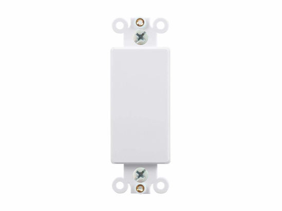 Picture of Monoprice Blank Dcor Insert - White for Home,Office, Personal Install