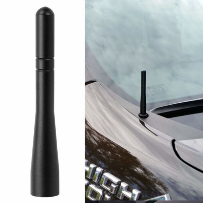 Picture of Bingfu Vehicle Short Antenna Mast Car Truck Antenna Replacement for GM Chevy Chevrolet Silverado 1500 2500 3500 Colorado Equinox Trailblazer Trax Sonic GMC Sierra 1500 2500 3500 Denali Terrain Yukon