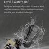 Picture of SOFFRIA Motorcycle Bluetooth Headset E1 Bluetooth Helmet Intercom Headset with CVC Noise Cancellation Stereo Music IPX6 Waterproof for Half/Open Face Helmet