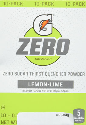 Picture of G Zero Lemon Lime Powder 10 Count (Pack of 1)