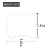 Picture of 4PCS Car Door Handle Protector Sticker, Universal Carbon Fiber Anti-Scratches Auto Door Handle Protective Film, Car Door Side Paint Cover Guard Stickers Fit for Most Car Handles（Clear/4PCS）