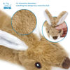 Picture of Best Pet Supplies 2-in-1 Stuffless Squeaky Dog Toys with Soft, Durable Fabric for Small, Medium, and Large Pets