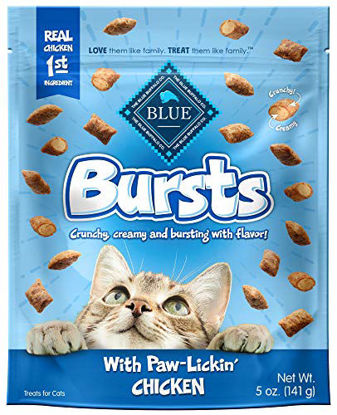 Picture of Blue Buffalo Bursts Crunchy Cat Treats, Chicken 5-oz Bag