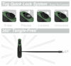 Picture of TUG 360° Tangle-Free Retractable Dog Leash with Anti-Slip Handle | 16 ft Strong Nylon Tape | One-Handed Brake, Pause, Lock (Medium, Green)
