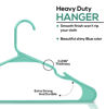 Picture of Utopia Home Clothes Hangers 30 Pack - Plastic Hangers Space Saving - Durable Coat Hanger with Shoulder Grooves (Aqua)