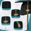Picture of Endea Graduation Mixed Double Color Tassel with Gold Date Drop (Kente, 2023)