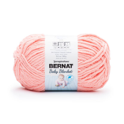 Picture of Bernat Baby Blanket BB Coral Blossom Yarn - 1 Pack of 10.5oz/300g - Polyester - #6 Super Bulky - 220 Yards - Knitting/Crochet