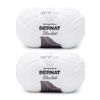 Picture of Bernat Blanket White Yarn - 2 Pack of 10.5oz/300g - Polyester - 6 Super Bulky - 220 Yards - Knitting/Crochet