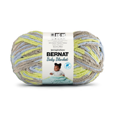 Picture of Bernat Baby Blanket BB Little Boy Dove Yarn - 1 Pack of 10.5oz/300g - Polyester - #6 Super Bulky - 220 Yards - Knitting/Crochet