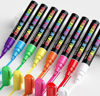 Picture of Durable Chalk Markers - 8 Color and 24 Labels - Dry & Wet Erase Marker Pens - Chalkboad Markers for Kids, Liquid Chalk Markers Erasbale, Window Markers for Car Glass Washable, Reversible Tips