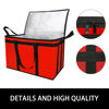 Picture of 2-Pack Insulated Food Delivery Bag for Hot/Cold Meal, XXX-Large, Pizza Delivery Bag for Uber Eats, Insulated Grocey Thermal Bag, Red
