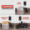 Picture of 12-Volt Charger for Power Wheels Gray Battery and Orange Top Battery