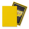 Picture of Dragon Shield Matte Yellow Standard Size 100 ct Card Sleeves Individual Pack