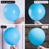 Picture of PartyWoo Bright Sky Blue Balloons, 100 pcs Blue Balloons Different Sizes Pack of 36 Inch 18 Inch 12 Inch 10 Inch 5 Inch for Balloon Garland or Balloon Arch as Party Decorations, Birthday Decorations