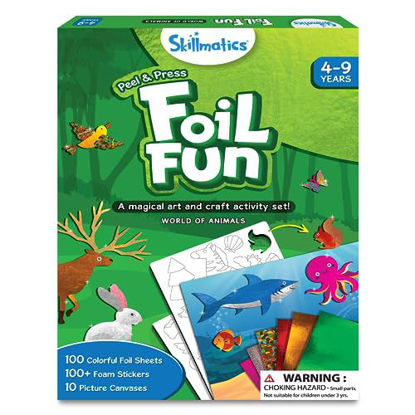 Picture of Skillmatics Art & Craft Activity - Foil Fun Animals, No Mess Art for Kids, Craft Kits, DIY Activity, Gifts for Ages 4 to 9