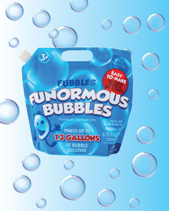 Picture of Fubbles Little Kids Bubbles Bubble Solution Refill | 169oz Non Toxic Bubble Solution | Bubble Concentrated for Bubble Machine, Bubble Juice Refills