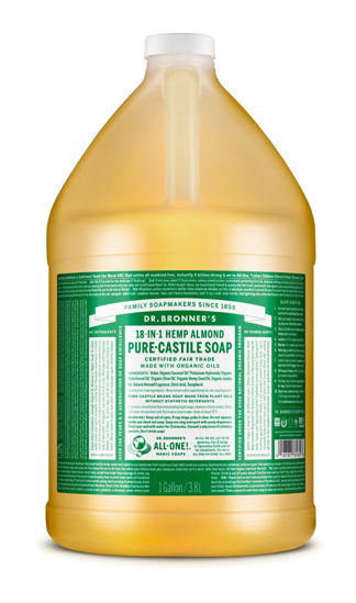 Picture of Dr. Bronner’s - Pure-Castile Liquid Soap (Almond, 1 Gallon)