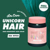 Picture of Lime Crime Unicorn Hair Dye Full Coverage, Sea Witch (Rich Teal) - Vegan and Cruelty Free Semi-Permanent Hair Color Conditions & Moisturizes - Temporary Green Hair Dye With Sugary Citrus Vanilla Scent