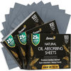 Picture of Natural Blotting Paper for Oily Skin with Bamboo Charcoal - 25% Larger - 3pk/300 Oil Blotting Sheets for Face - Makeup Friendly - Easy To Grab One