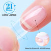 Picture of Gelike EC 2Pcs Nail Glue Gel 6 in 1 for Acrylic Nails Long Lasting, Curing Needed UV Extension Glue for False Nail Tips and Press on Nails, Nail Repair Treatment