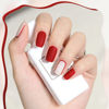 Picture of GAOY Ruby Red Gel Nail Polish, 16ml Soak Off UV Light Cure Gel Polish for Nail Art DIY Manicure at Home, Color 1154