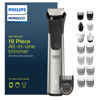 Picture of Philips Norelco Multigroom Series 7000, Mens Grooming Kit with Trimmer for Beard, Head, Hair, Body, Groin, and Face - NO Blade Oil Needed, MG7910/49