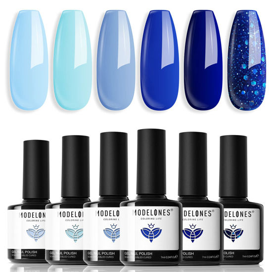 Nail Polish | Glimmer Dark Blue Nail Paint | Freeup