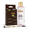 Picture of Mina ibrow Hair Color Dark Brown|Natural Spot coloring and Hair Tinting Powder with Rose water and Duo Angled Brush, Water and Smudge Proof | No Ammonia, No Lead with 100% Gray Converge Upto 30 Application