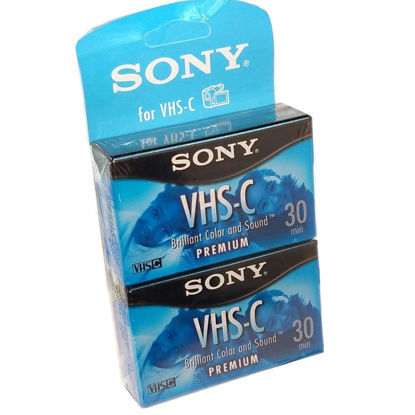 Picture of Sony VHS-C Premium 30-min. Videocassette, 2-Pack(TC30VH/2)
